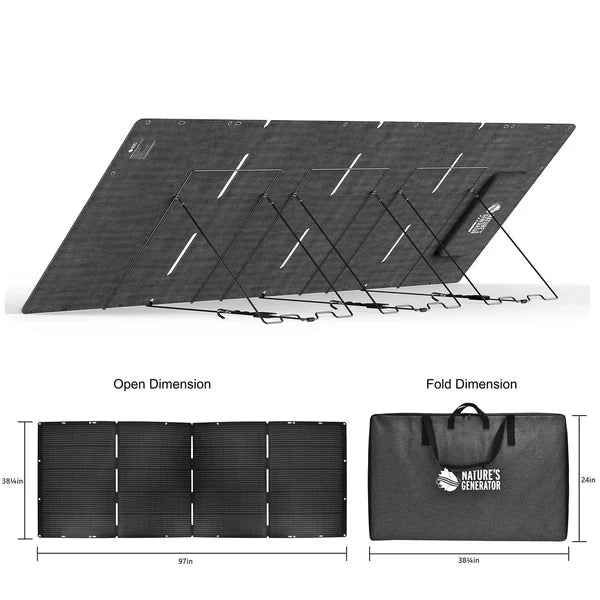 Natures Generator Lithium 6000 Solar Generator With Solar Panels - Off Grid Stores