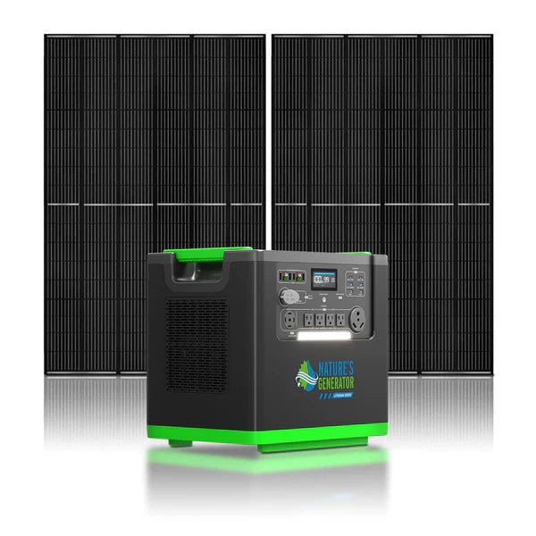 Natures Generator Lithium 6000 Solar Generator With Solar Panels - Off Grid Stores
