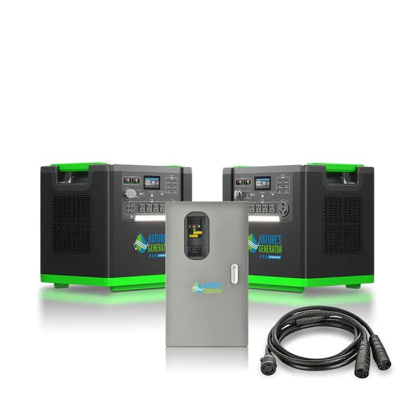 Natures Generator Lithium 6000 Solar Generator With Transfer Switch - Off Grid Stores