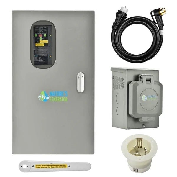 Natures Generator Lithium 6000 Solar Generator With Transfer Switch - Off Grid Stores