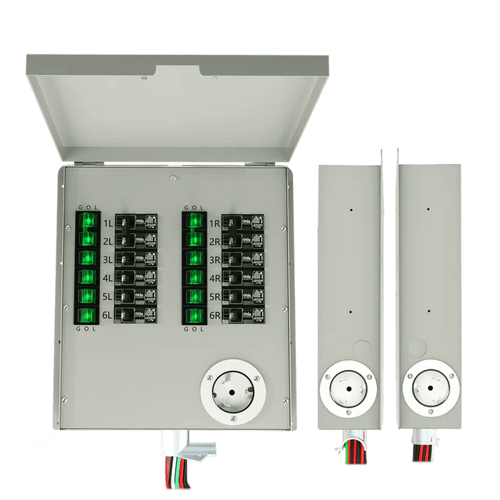 Natures Generator MyGrid 10k + Solar Battery + 12 x 410W Rigid Solar Panels + 50A Manual Transfer Switch + GFCI Box + Smart Plug - Off Grid Stores