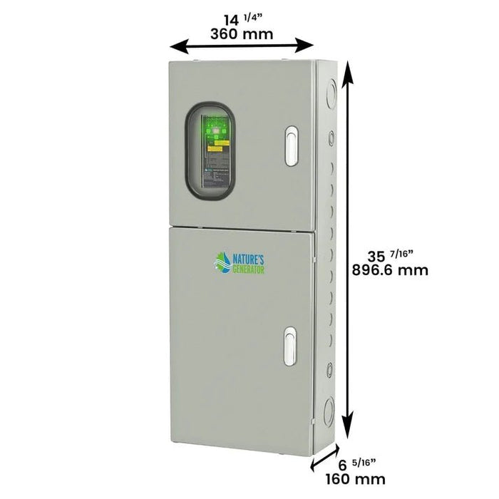 Natures Generator MyGrid 10K + Solar Battery + 125A Automatic Transfer Switch - Off Grid Stores