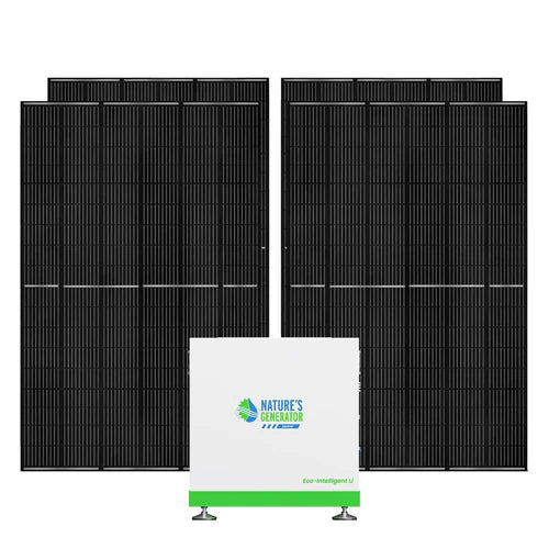 Natures Generator MyGrid 10K Solar Battery With 4 x 410W Rigid Solar Panels - Off Grid Stores