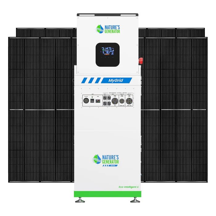 Natures Generator MyGrid 10K With 4 x 410W Rigid Solar Panel - Off Grid Stores