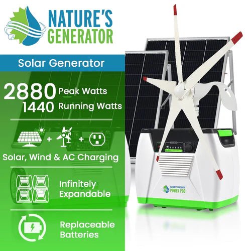 Natures Generator Platinum - WE System - Off Grid Stores