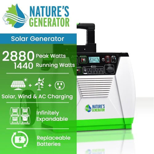 Natures Generator Portable Generator - Off Grid Stores