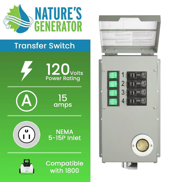 Natures Generator Power Transfer Switch Kit