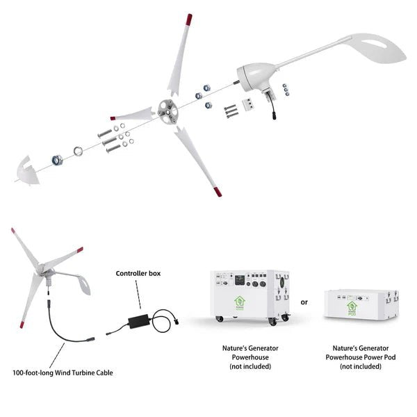 Natures Generator Powerhouse Hybrid Platinum WE System - Off Grid Stores