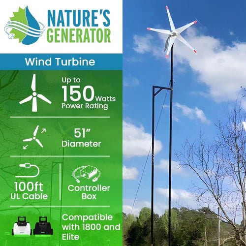 Natures Generator Wind Turbine - Off Grid Stores