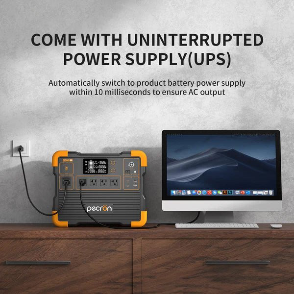 Pecron E1500LFP 2200W 1536Wh Expandable Portable Power Station - Off Grid Stores