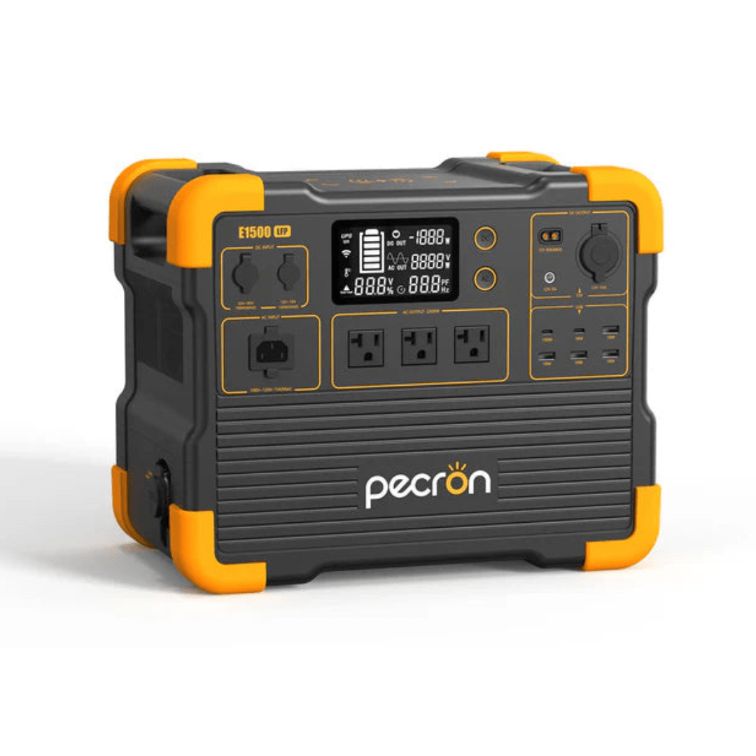 Pecron E1500LFP 2200W 1536Wh Expandable Portable Power Station - Off ...