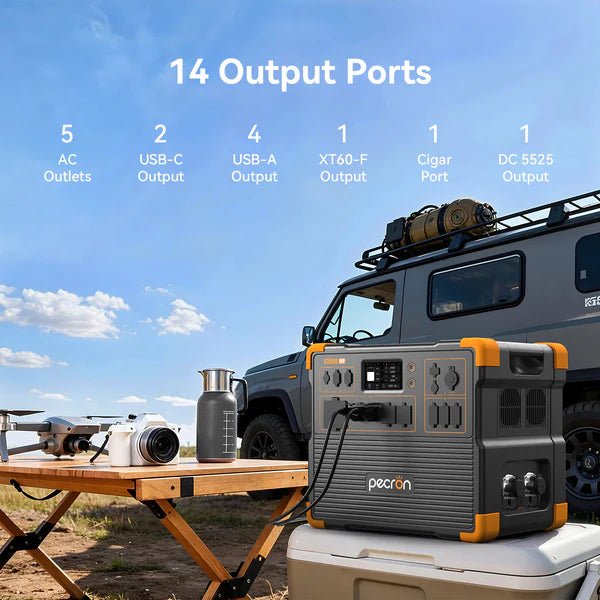 Pecron E3800LFP 4200W 3840Wh Portable Power Station - Off Grid Stores