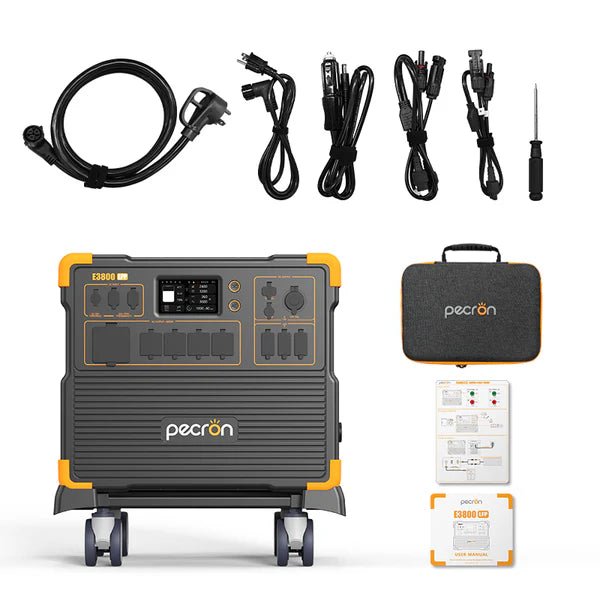 Pecron E3800LFP 4200W 3840Wh Portable Power Station - Off Grid Stores