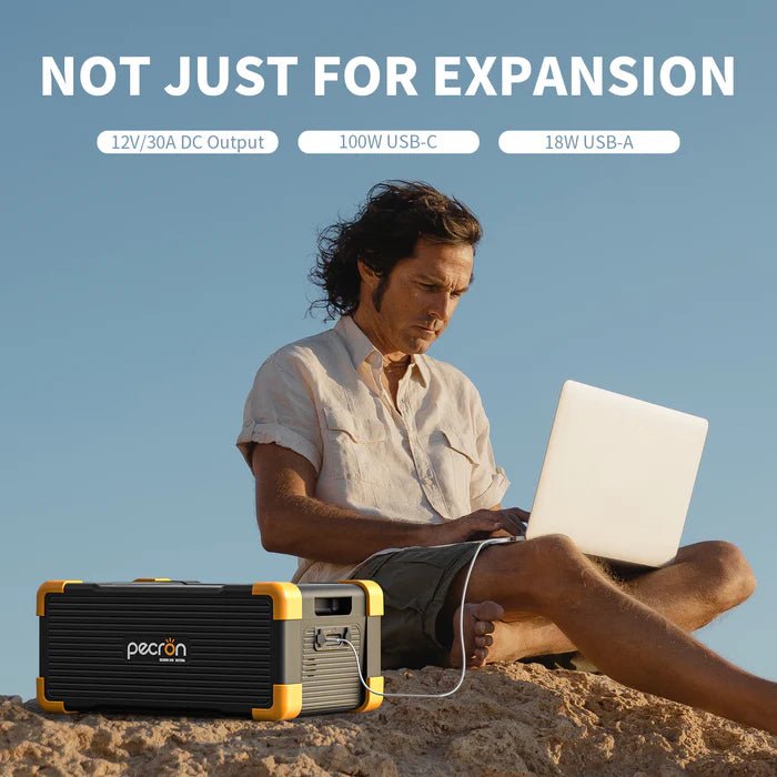 Pecron EB3000 - 24V 3072Wh Expansion Battery (for E2000LFP only) - Off Grid Stores