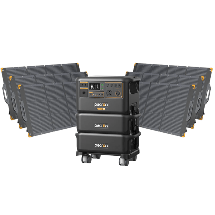 Pecron F5000LFP 7200W 5120Wh 120V/240V Portable Power Station - Off Grid Stores