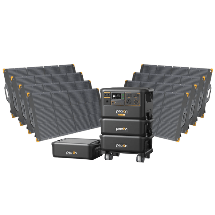 Pecron F5000LFP 7200W 5120Wh 120V/240V Portable Power Station - Off Grid Stores
