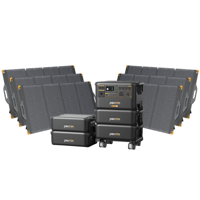 Pecron F5000LFP 7200W 5120Wh 120V/240V Portable Power Station - Off Grid Stores
