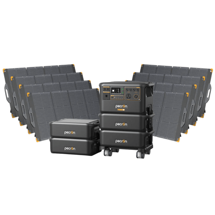 Pecron F5000LFP 7200W 5120Wh 120V/240V Portable Power Station - Off Grid Stores