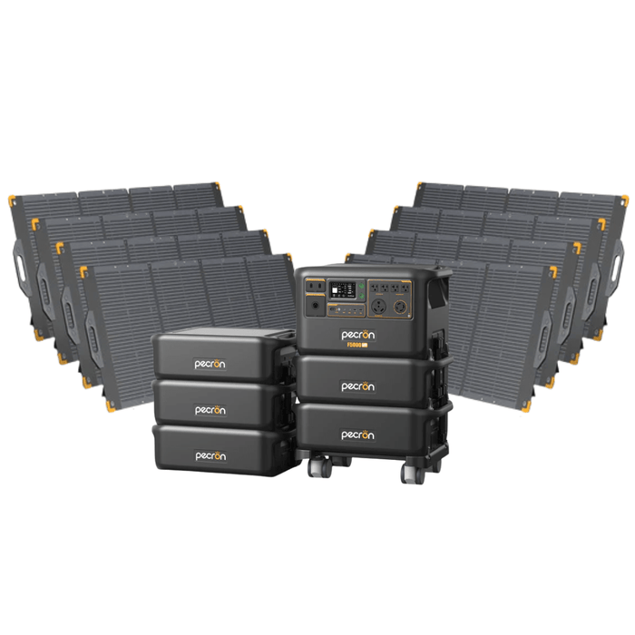 Pecron F5000LFP 7200W 5120Wh 120V/240V Portable Power Station - Off Grid Stores