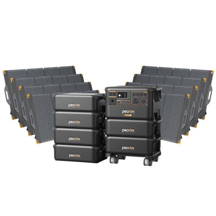 Pecron F5000LFP 7200W 5120Wh 120V/240V Portable Power Station - Off Grid Stores