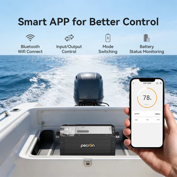 Pecron WB12200 Lithium 12V 200Ah Deep Cycle LiFePO4 Battery - Off Grid Stores