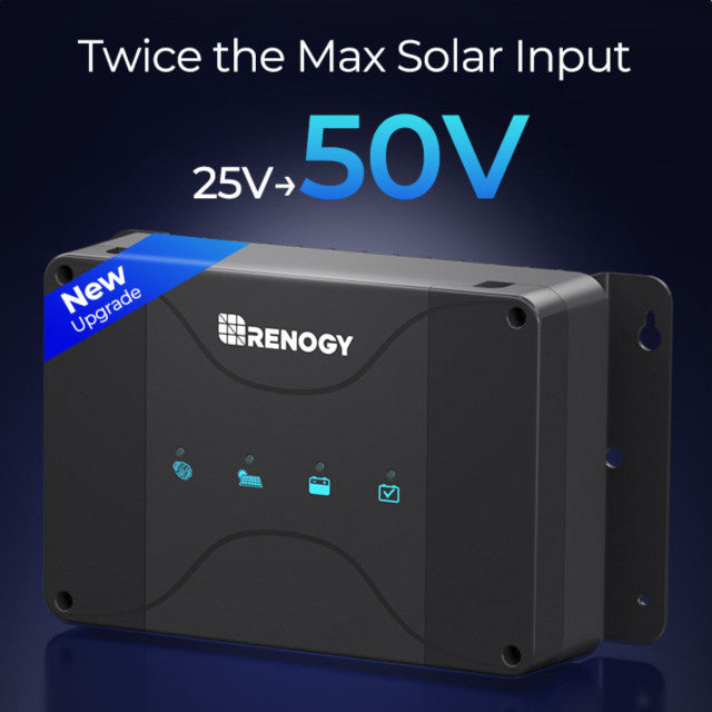 Renogy DCC50S 12V 50A DC-DC On-Board Battery Charger With MPPT + Renogy ONE Core