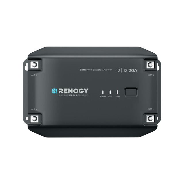 Renogy 12V 20A DC to DC Battery Charger - Off Grid Stores