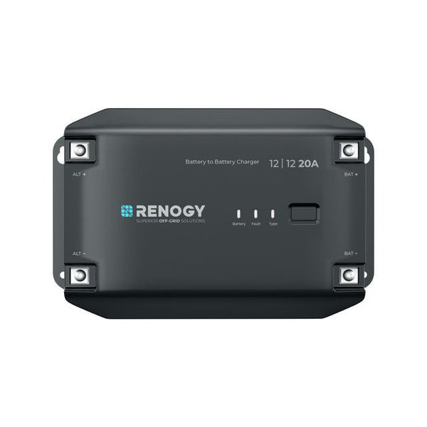 Renogy 12V 20A DC to DC Battery Charger - Off Grid Stores
