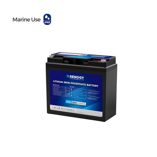 Renogy 12V 20Ah Trolling Motor Lithium Iron Phosphate Battery - Off Grid Stores