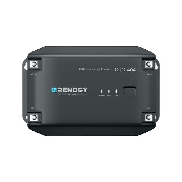 Renogy 12V 40A DC to DC Battery Charger - Off Grid Stores