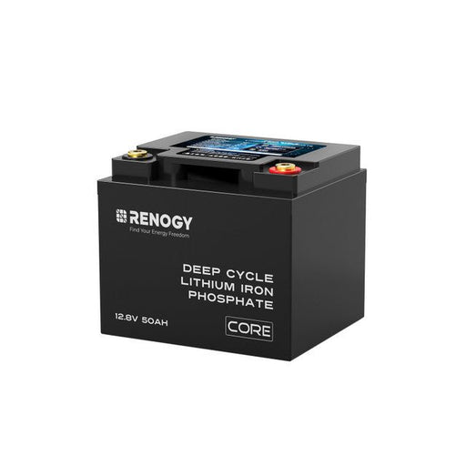 Renogy 12V 50Ah Core Series Deep Cycle Lithium Iron Phosphate Battery - Off Grid Stores