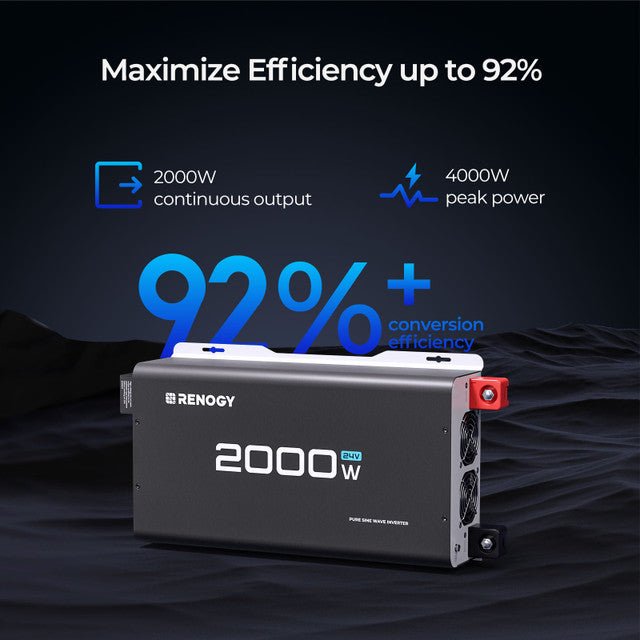 Renogy 2000W 24V Pure Sine Wave Inverter - Off Grid Stores