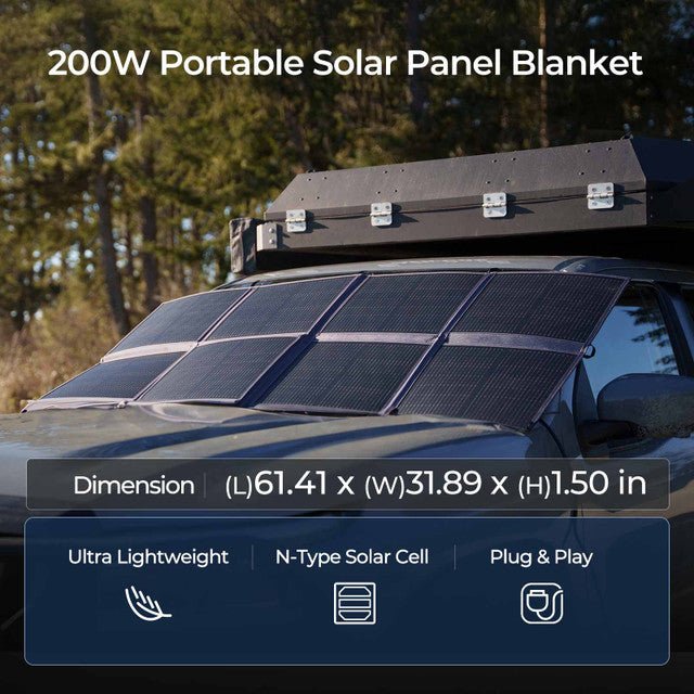 Renogy 200W Solar Panel Blanket - Off Grid Stores