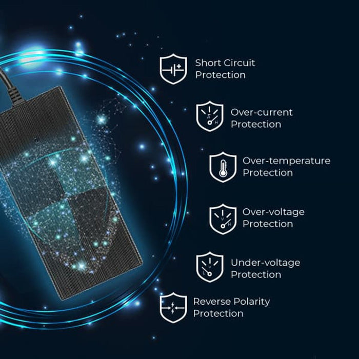 Renogy 24V 10A AC - to - DC LFP Portable Battery Charger - Off Grid Stores