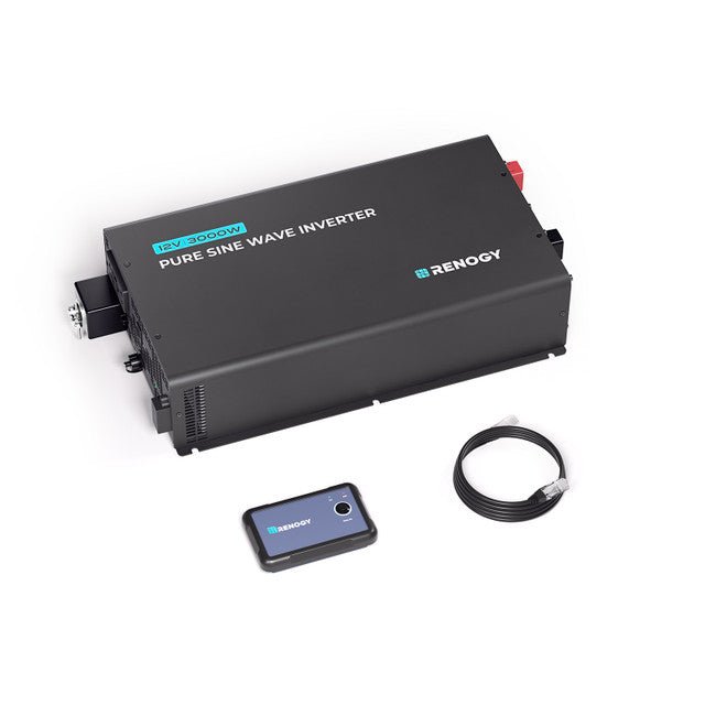 Renogy 3000W 12V Pro Pure Sine Wave Inverter With EcoSleep Mode - Off Grid Stores