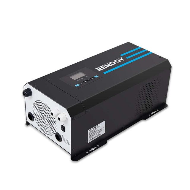 Renogy 3000W 12V Pure Sine Wave Inverter Charger w/ LCD Display - Off Grid Stores