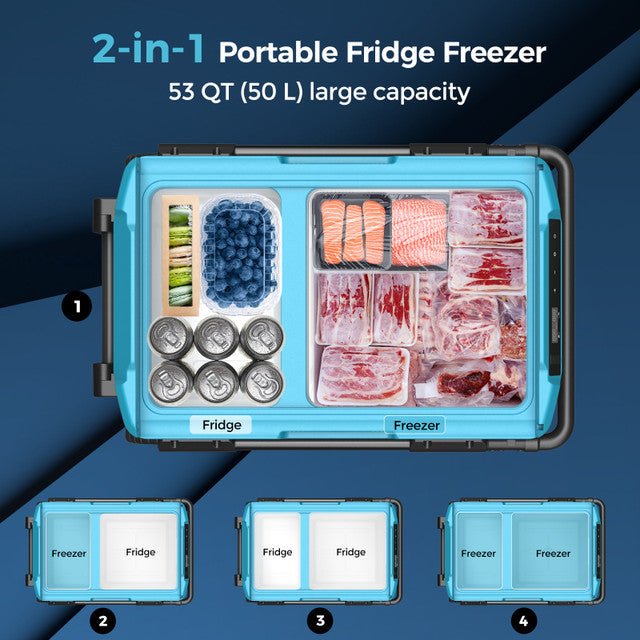 Renogy 53 Quart (50L) Portable Refrigerator - Off Grid Stores