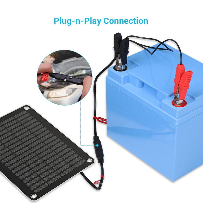 Renogy 5W Solar Battery Charger and Maintainer - Off Grid Stores