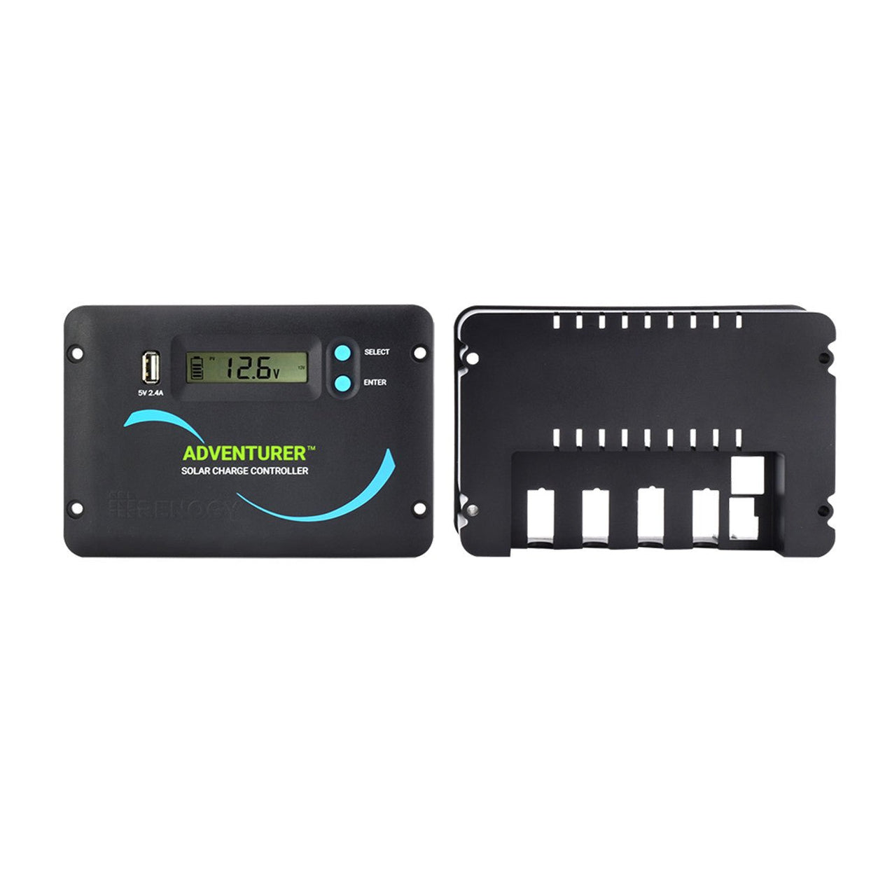 Renogy Adventurer Li- 30A PWM Flush Mount Charge Controller w/ LCD ...