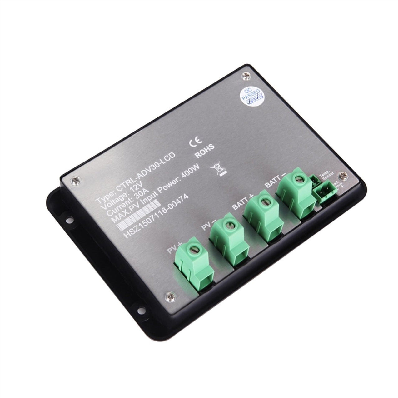 Renogy Adventurer Li- 30A PWM Flush Mount Charge Controller w/ LCD ...