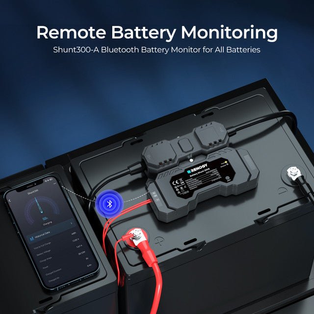 Renogy Battery Shunt 300 w/ Renogy ONE Core - Off Grid Stores