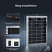Renogy Bifacial 115 Watt 12 Volt Monocrystalline Solar Panel - Off Grid Stores
