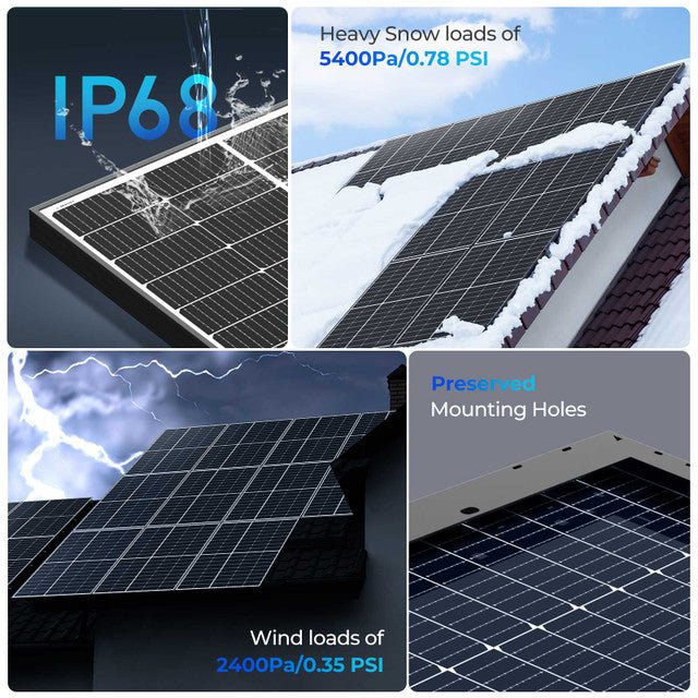 Renogy Bifacial 320 Watt Monocrystalline Solar Panels - Off Grid Stores