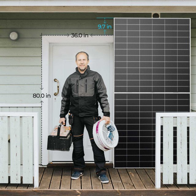 Renogy Bifacial 590 Watt N - Type Monocrystalline Solar Panel - Off Grid Stores