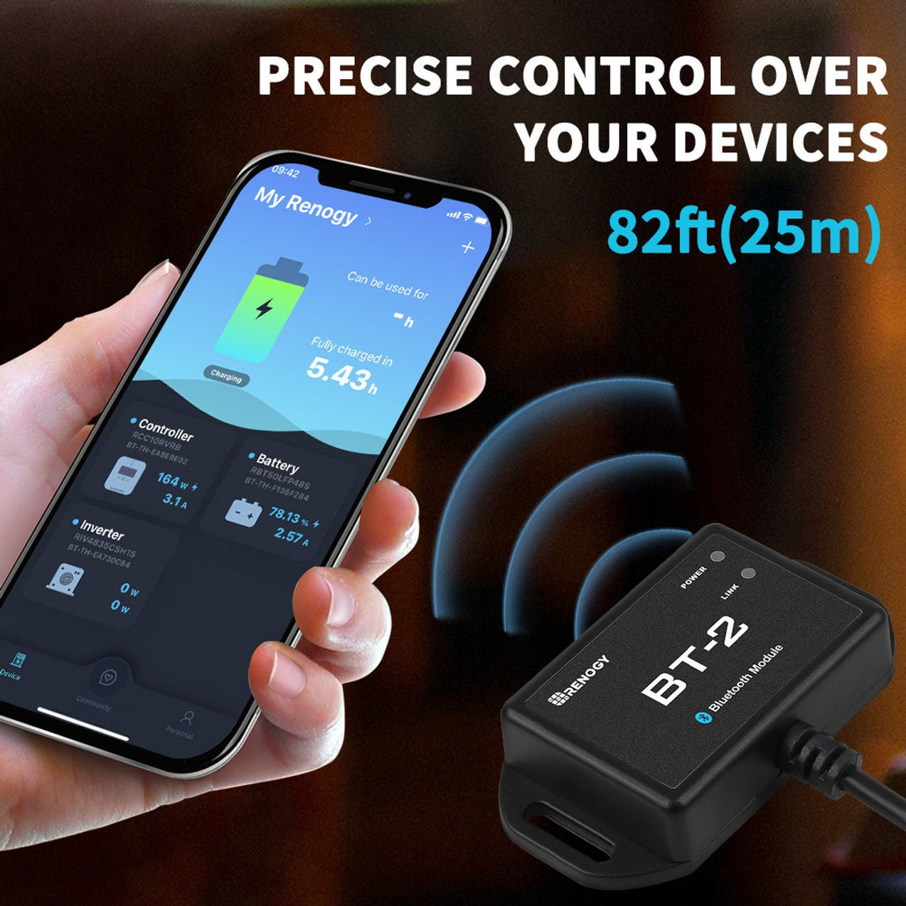 Renogy BT-2 Bluetooth Module - Off Grid Stores