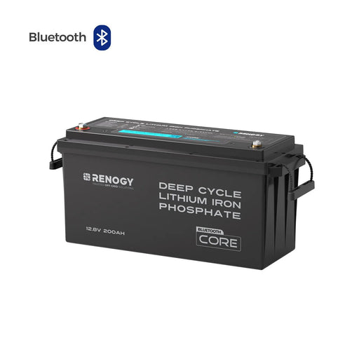 Renogy Core 12V 200Ah Deep Cycle Lithium Iron Phosphate Battery with Bluetooth - Off Grid Stores