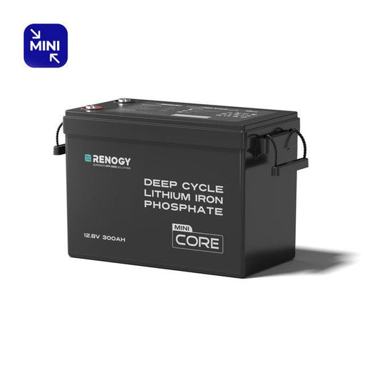 Renogy Core Mini - 12.8V 300Ah Lithium Iron Phosphate Battery w/ Low - Temperature Protection - Off Grid Stores