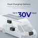Renogy DCC30S 12V 30A Dual Input DC - DC On - Board Battery Charger with MPPT + Bluetooth Module & Renogy ONE Core - Off Grid Stores