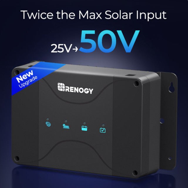 Renogy DCC50S 12V 50A DC - DC On - Board Battery Charger With MPPT + Renogy ONE Core - Off Grid Stores