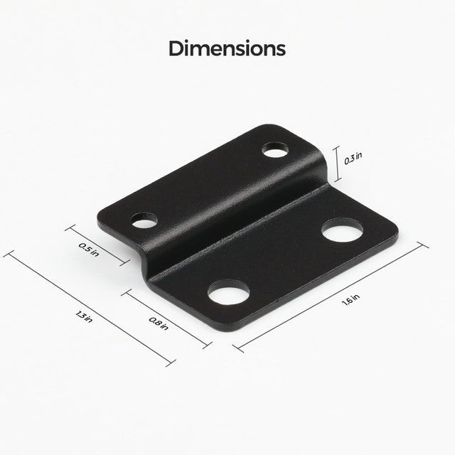 Renogy Mounting Brackets for 12V 100Ah Pro LiFePO4 Batteries (Set of 4) - Off Grid Stores